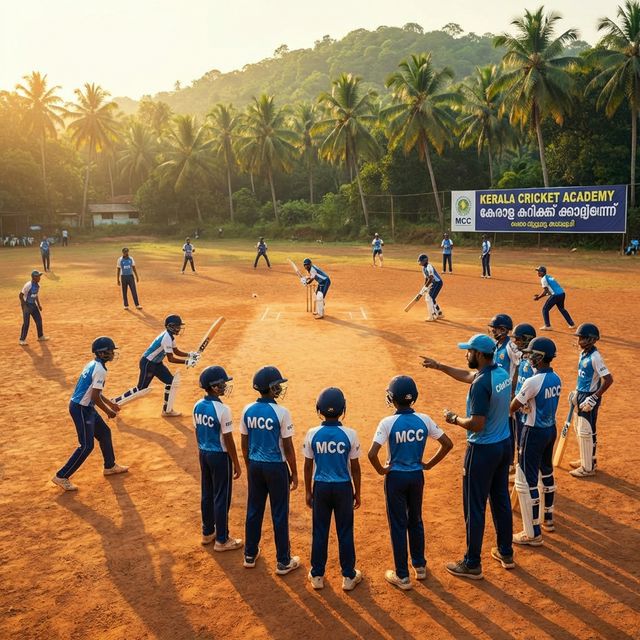 MCC Cricket Academy training session